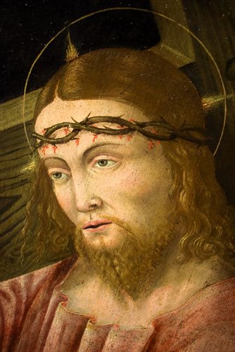 "Christ Carrying the Cross" Oil on canvas